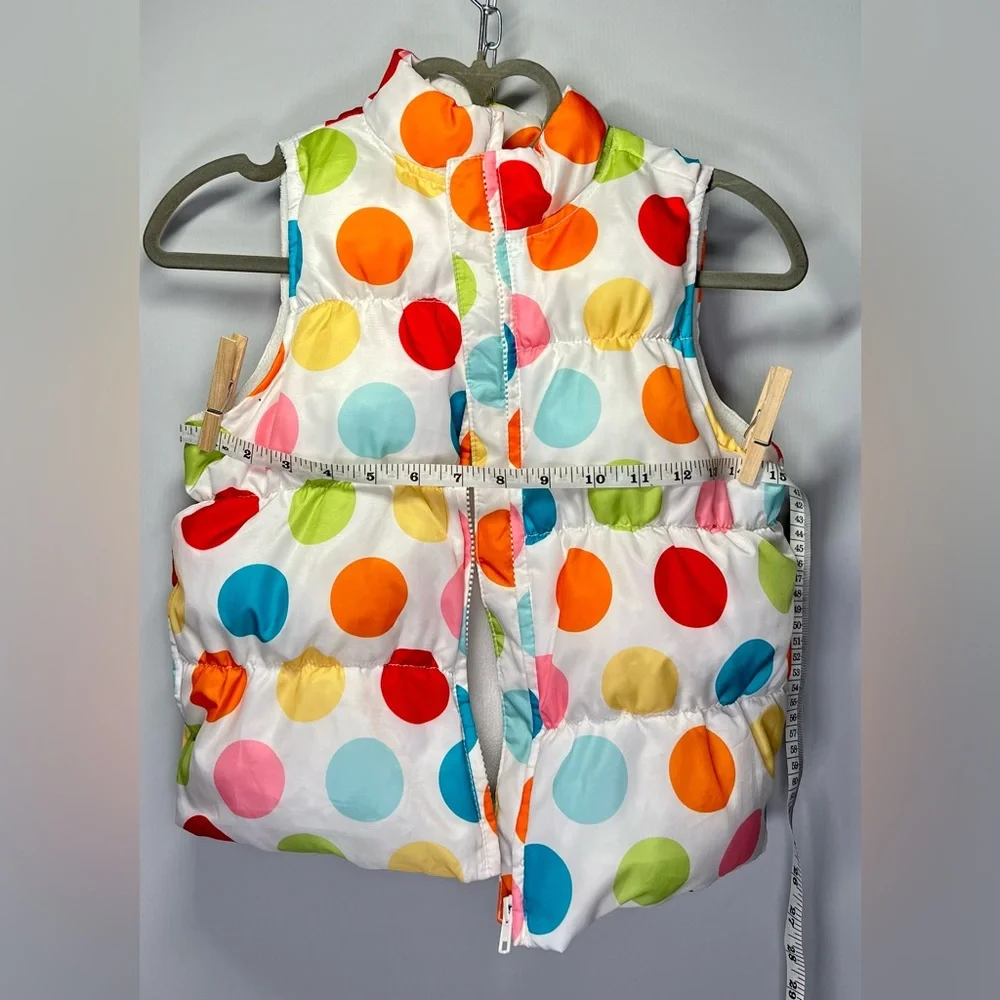🌺Gymboree Girl’s Polka Dot Puffer Vest🌸🌺